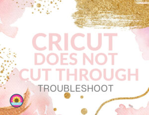 Read more about the article CRICUT does not cut through!